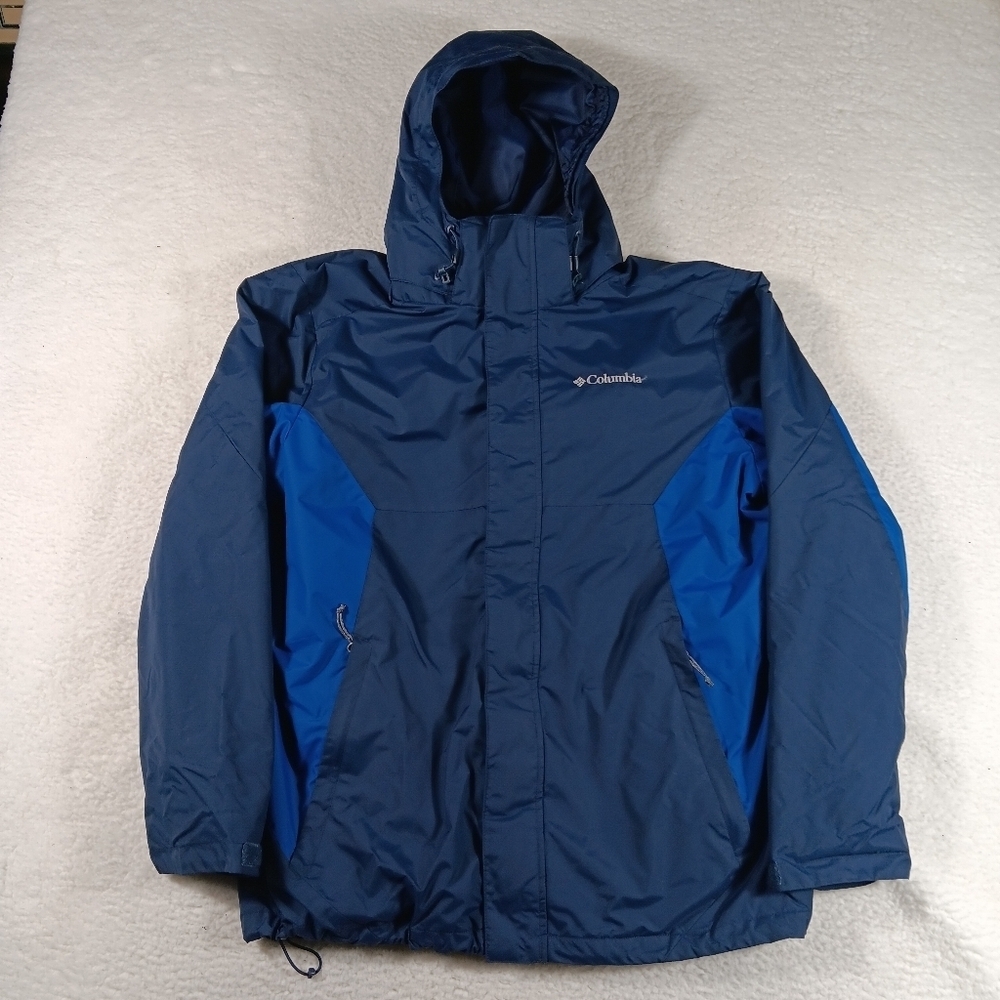 Columbia Jacket Mens Large Blue Eager Air Interchange 3-in-1 Gorpcore Outdoor